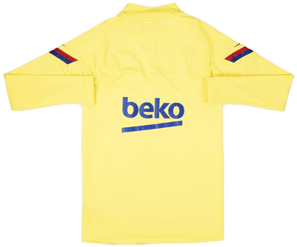 2020-21 Barcelona Nike 1/4 Zip Drill Top - 6/10 - (S)