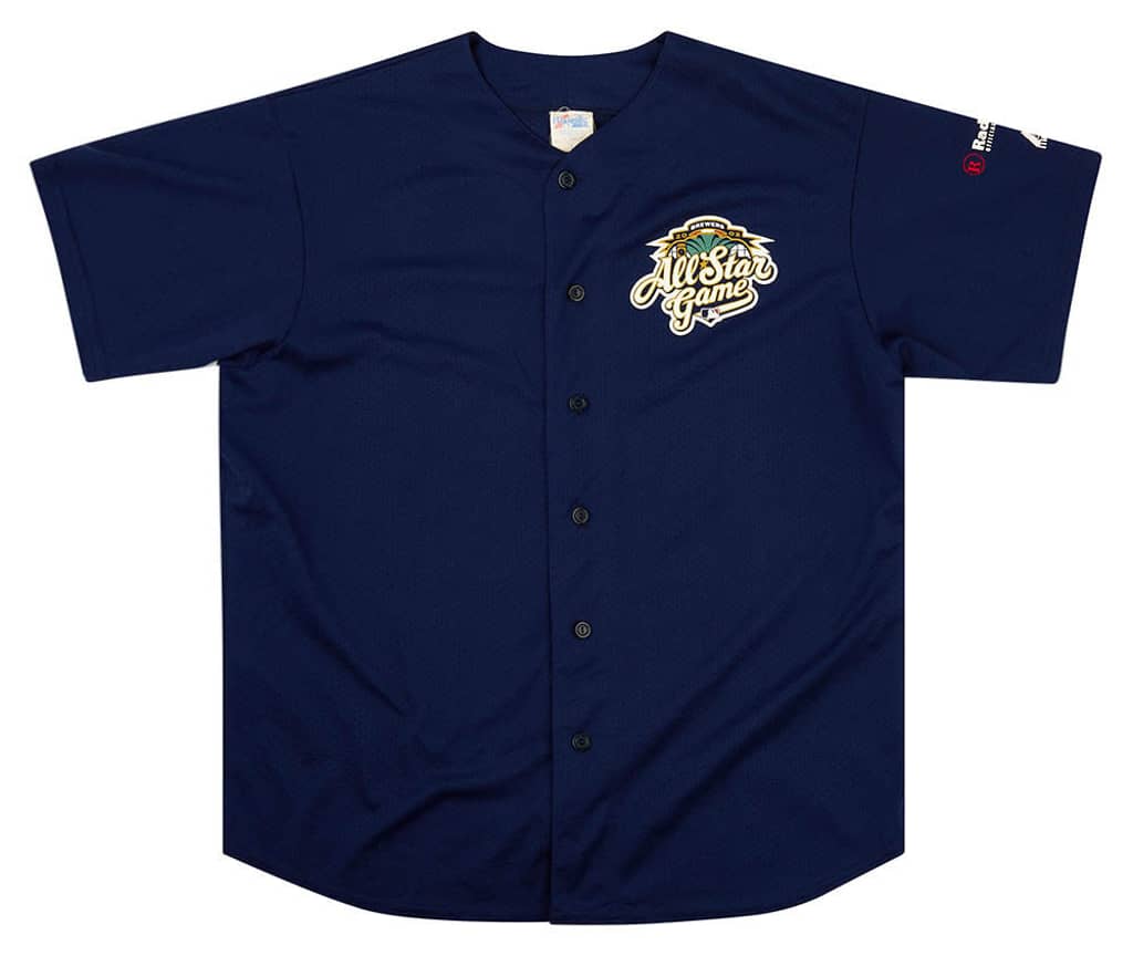 2002 MLB All-Star Majestic Training Jersey L