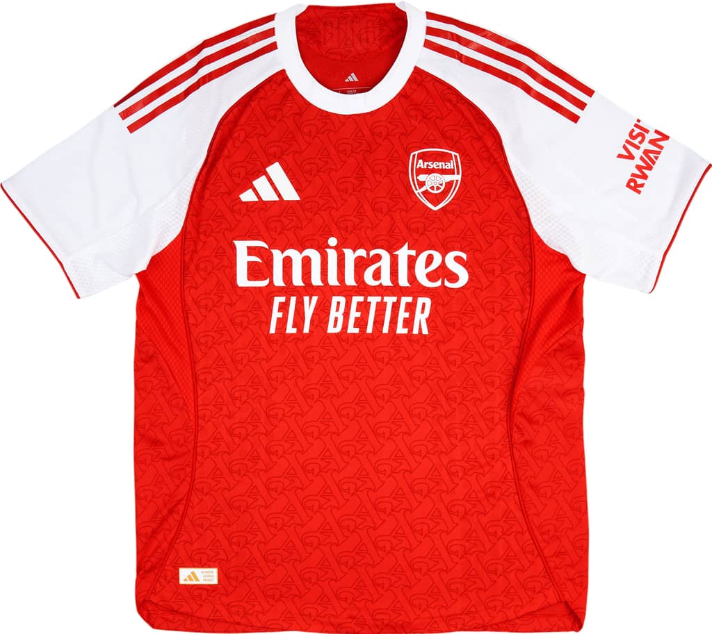 2025-26 Arsenal Authentic Home Shirt Rice #41