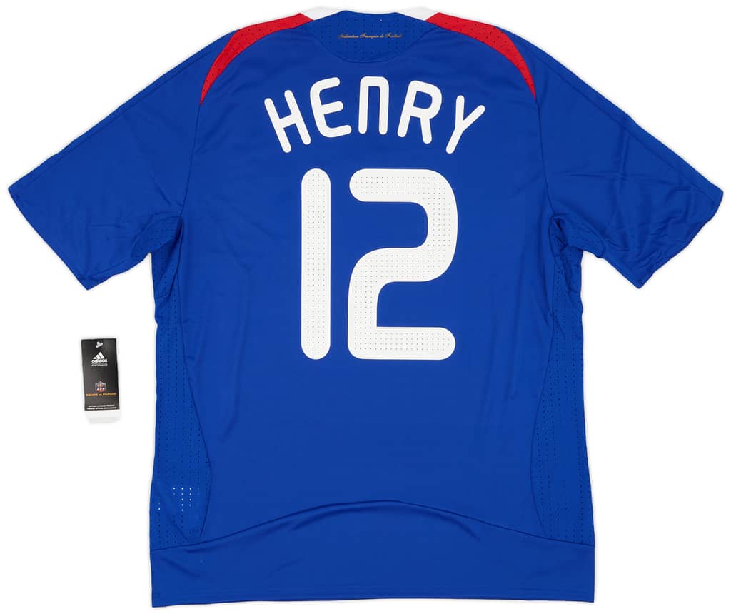 2007-08 France Home Shirt Henry #12 (L)