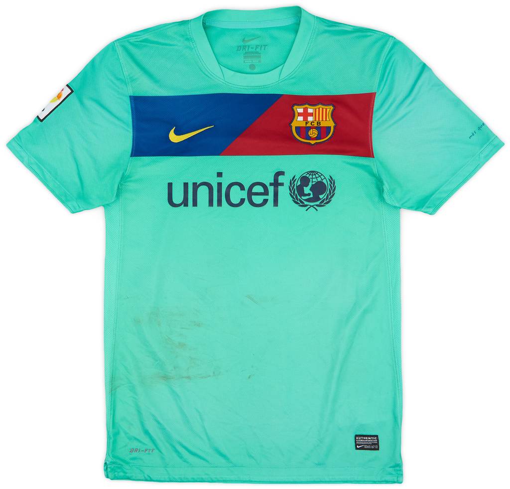 2010-11 Barcelona Away Shirt Messi #10 - 5/10 - (S)