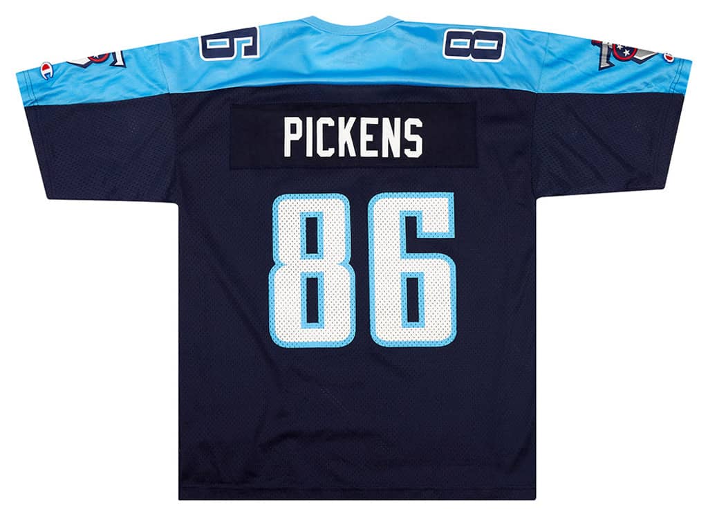 2000 Tennessee Titans Pickens #86 Champion Jersey (Home) M