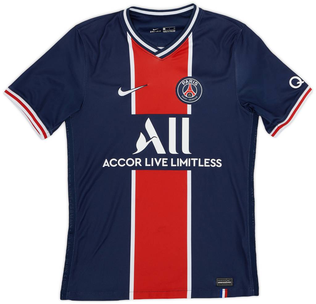2020-21 Paris Saint-Germain Home Shirt - 8/10 - (S)