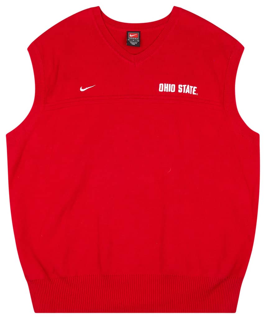 2002-04 Ohio State Buckeyes Nike Sweater Vest L