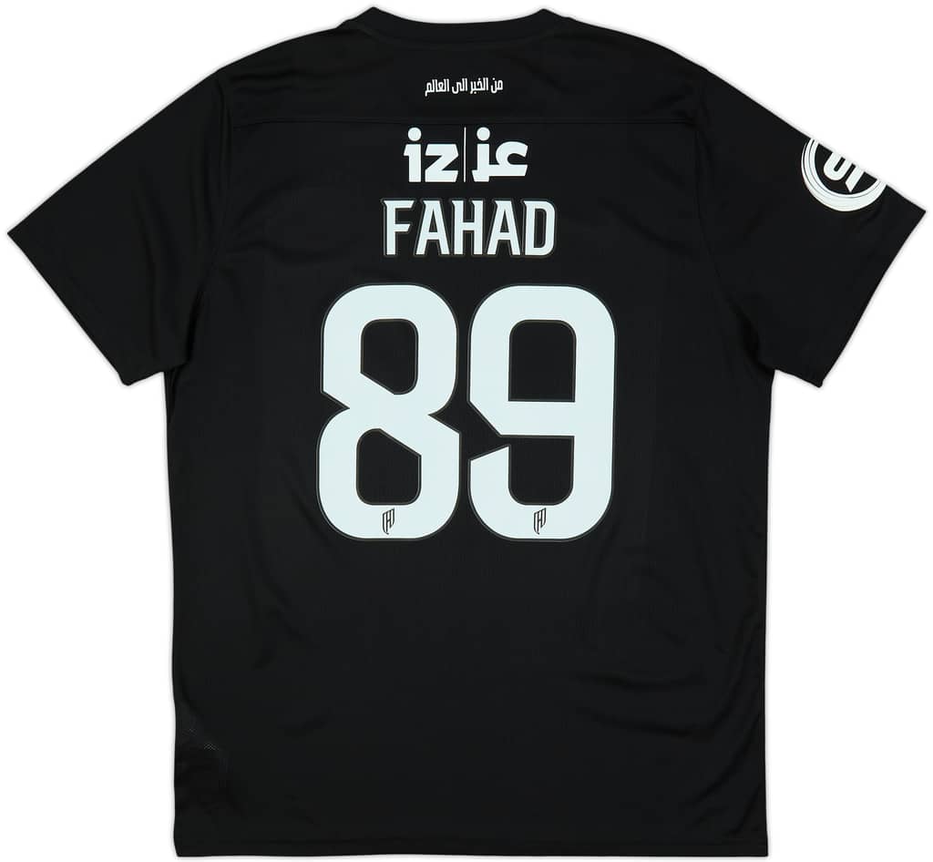 2024-25 Al Qadsiah GK Home Shirt Fahad #89 - As New - (XL)