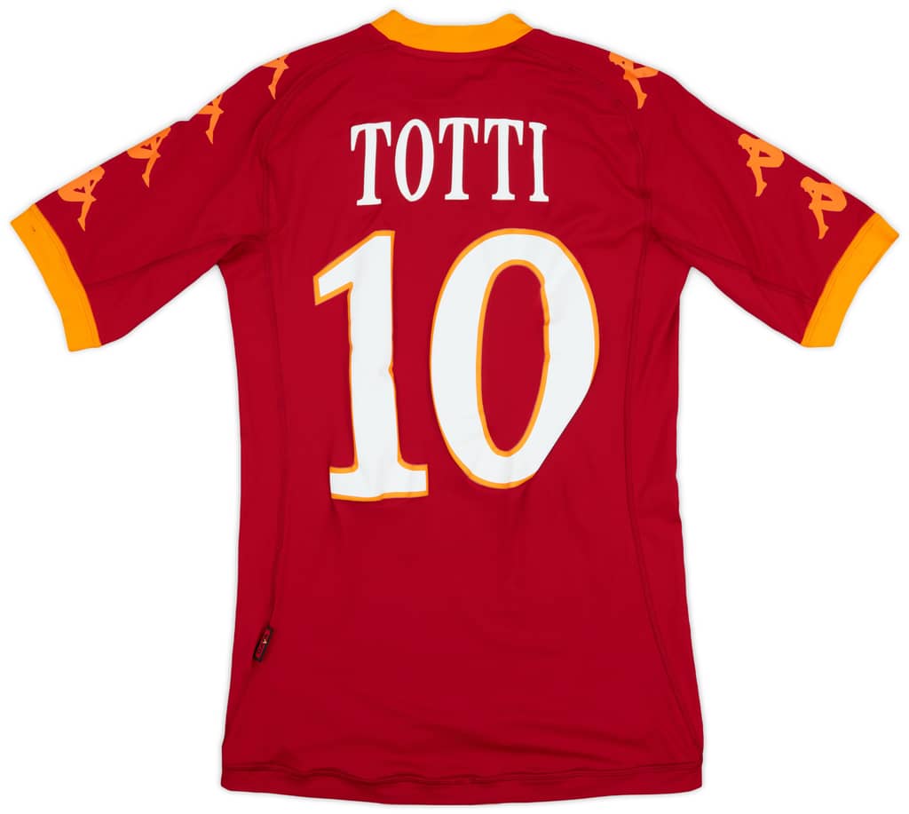 2010-11 Roma Home Shirt Totti #10 - 8/10 - (XS)