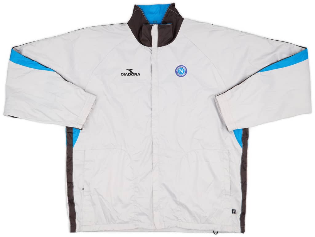 2002-03 Napoli Diadora Track Jacket - 8/10 - (XXL)