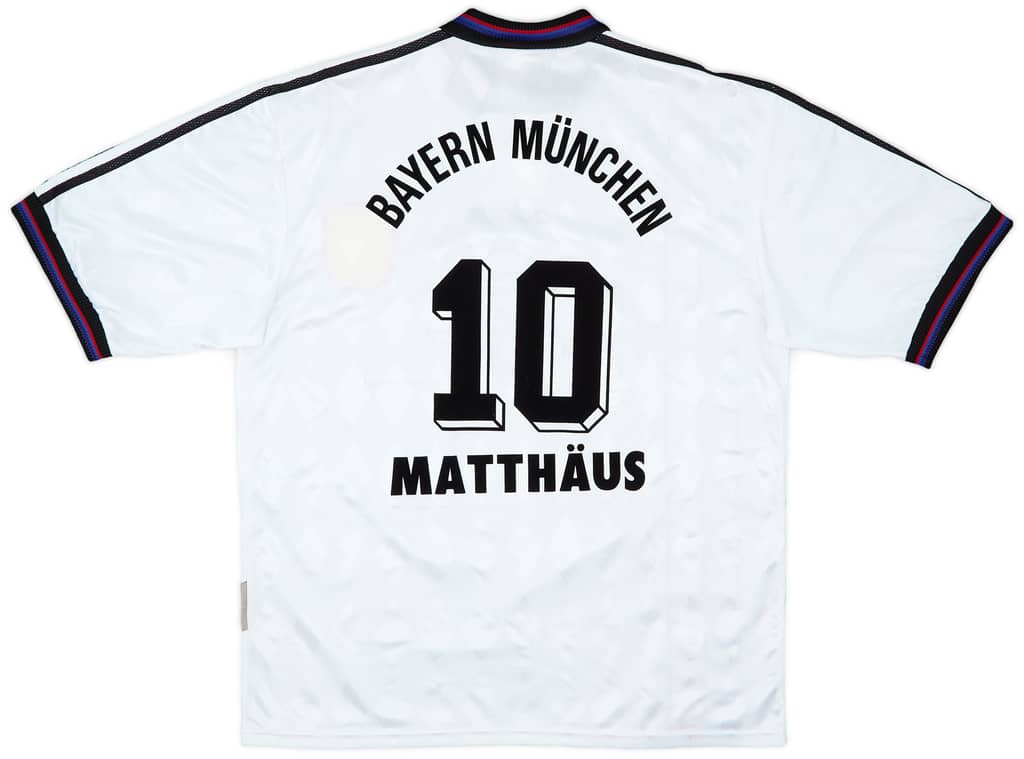 1996-98 Bayern Munich Away Shirt Matthaus #10 - 6/10 - (S)