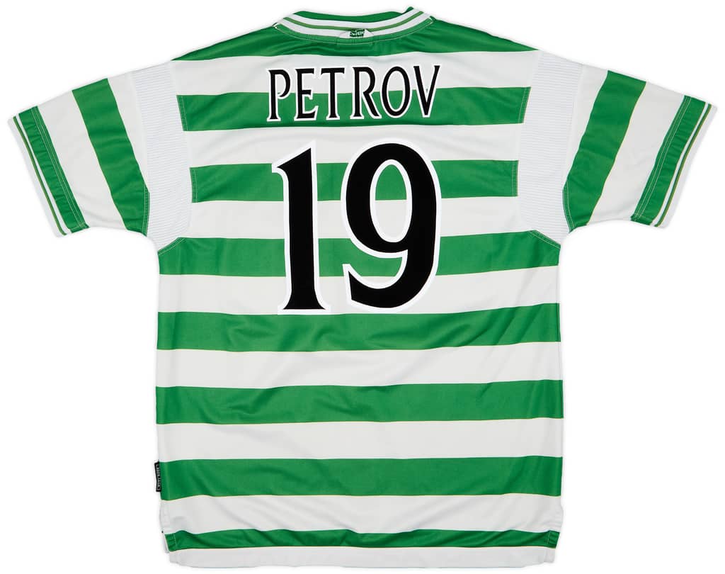 1999-01 Celtic Home Shirt Petrov #19 - 5/10 - (XL)