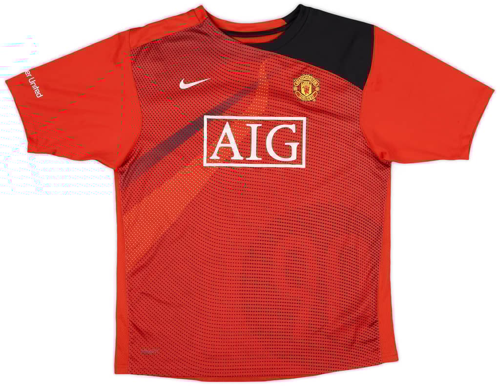 2008-09 Manchester United Nike Training Shirt - 7/10 - (XL)