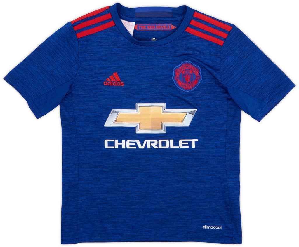 2016-17 Manchester United Away Shirt - 9/10 - (S.Boys)