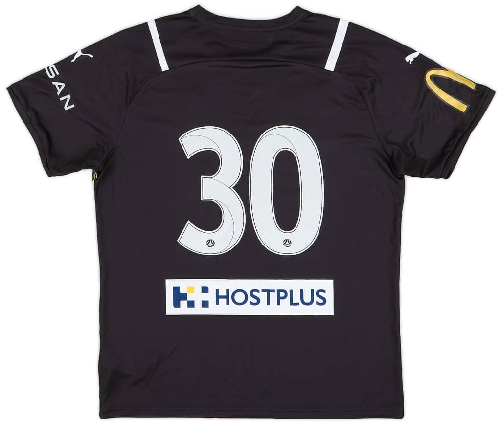2021-22 Melbourne City Player Issue FFA Cup GK Shirt #30