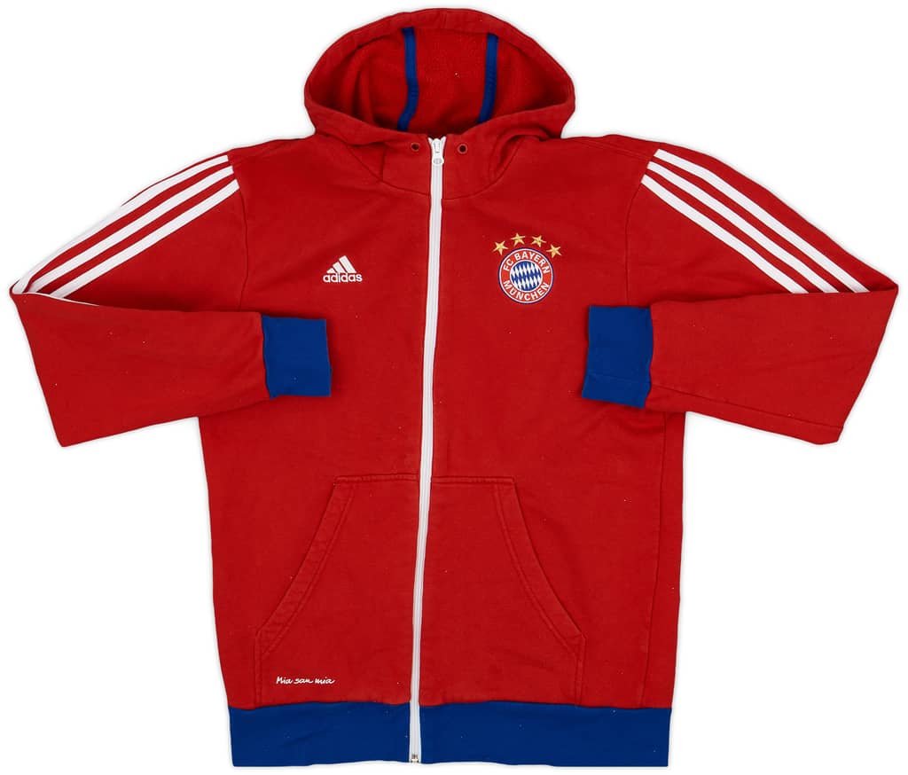 2014-15 Bayern Munich adidas Zipped Hooded Sweat Top - 9/10 - (M)