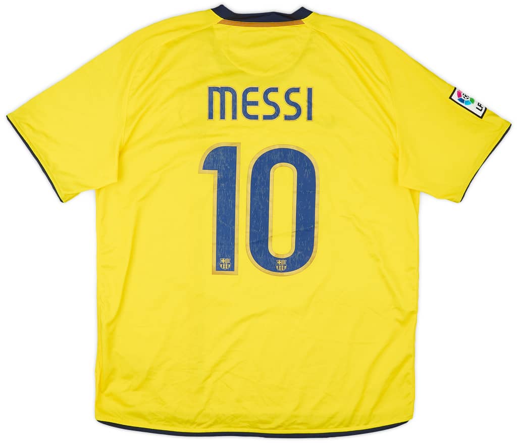 2008-10 Barcelona Away Shirt Messi #10 - 7/10 - (XL)