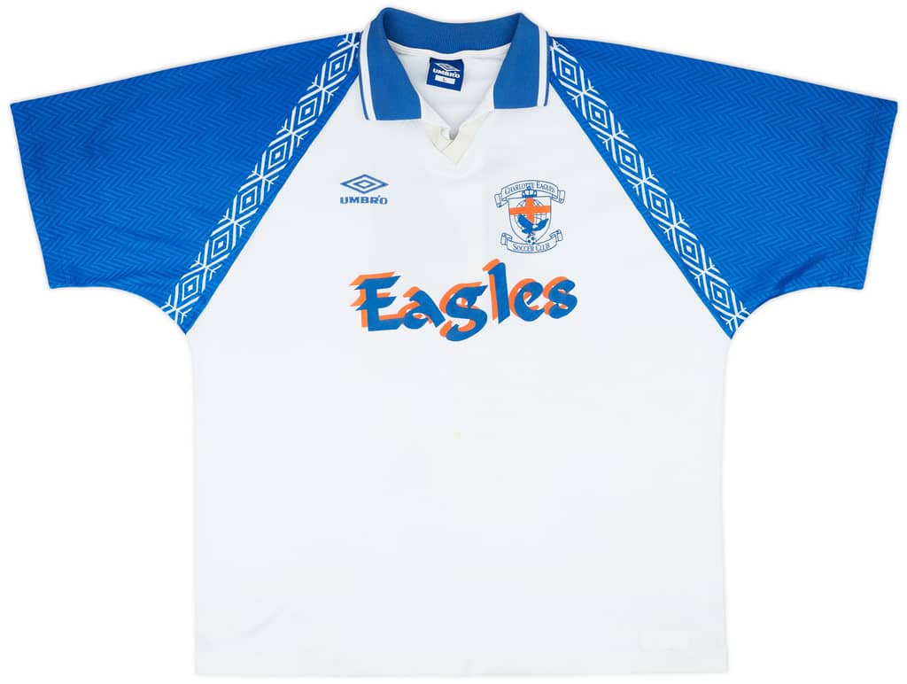 1994-96 Charlotte Eagles Match Issue Home Shirt #14
