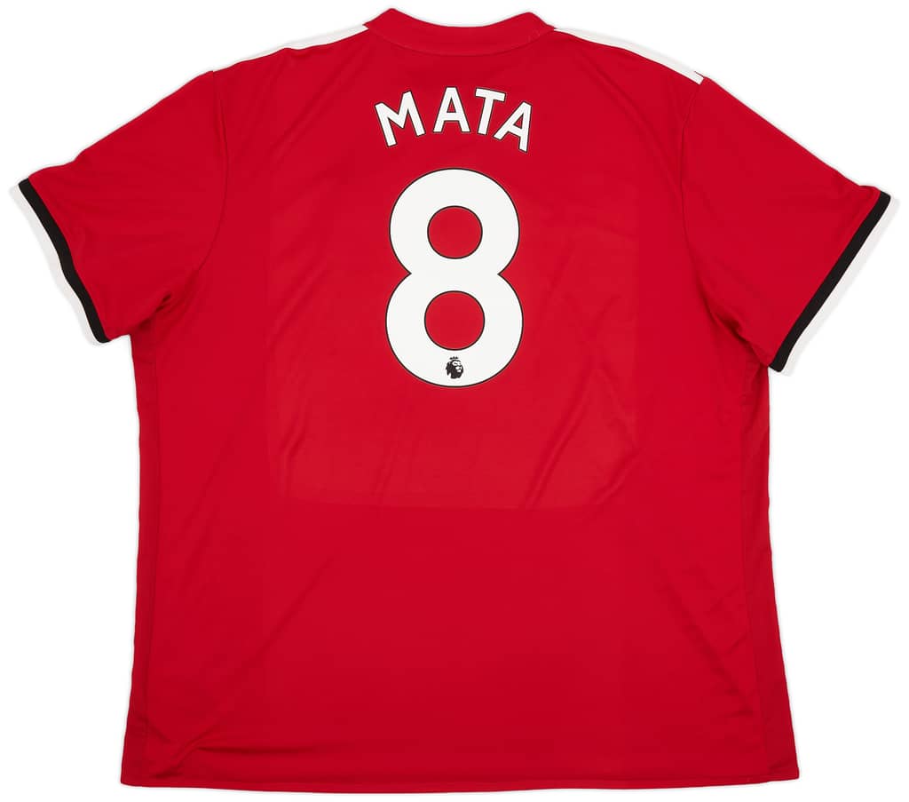 2017-18 Manchester United Home Shirt Mata #8 - 6/10 - (3XL)