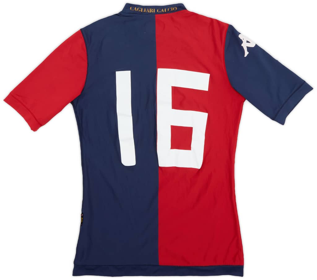 2012-13 Cagliari Home Shirt #16 - 6/10 - (XS)