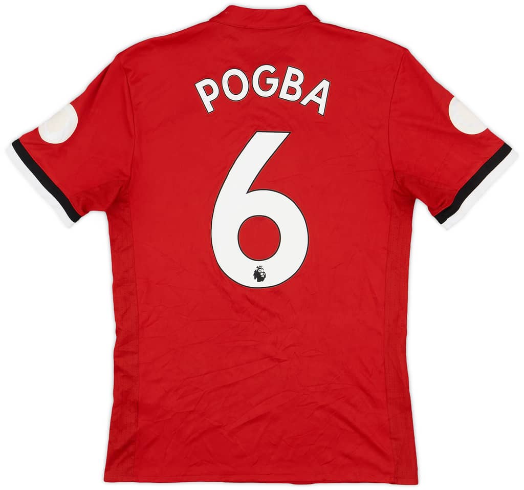 2017-18 Manchester United Home Shirt Pogba #6 - 5/10 - (XS)