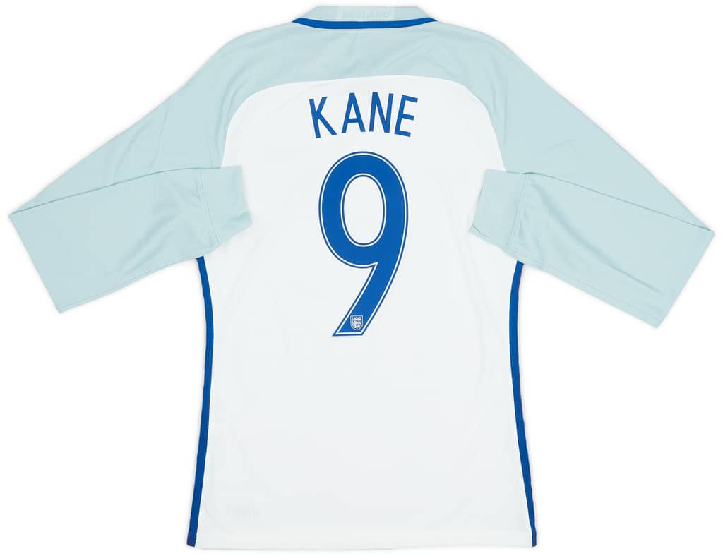2016-17 England Player Issue Home L/S Shirt Kane #9 (M)