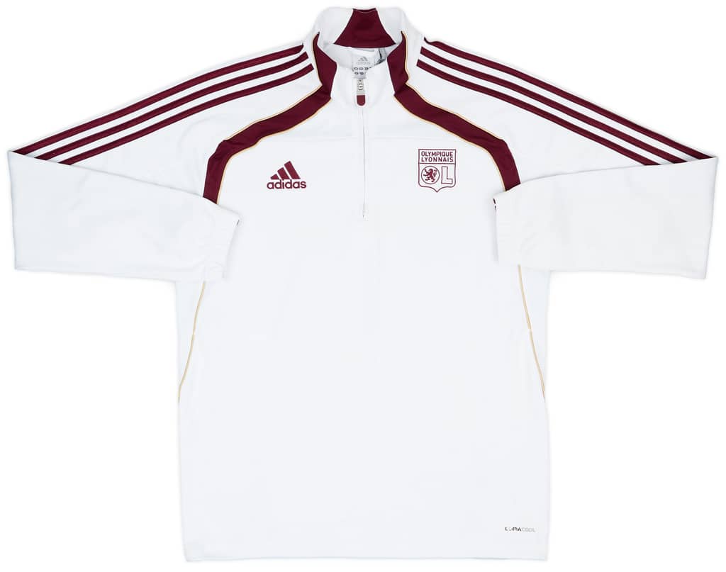 2010-11 Lyon adidas 1/4 Zip Drill Top - 8/10 - (L)