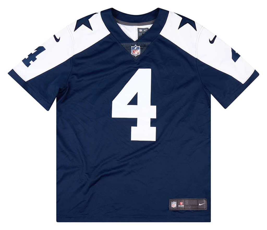 2016-20 Dallas Cowboys Prescott #4 Nike Limited Jersey (Alternate) L