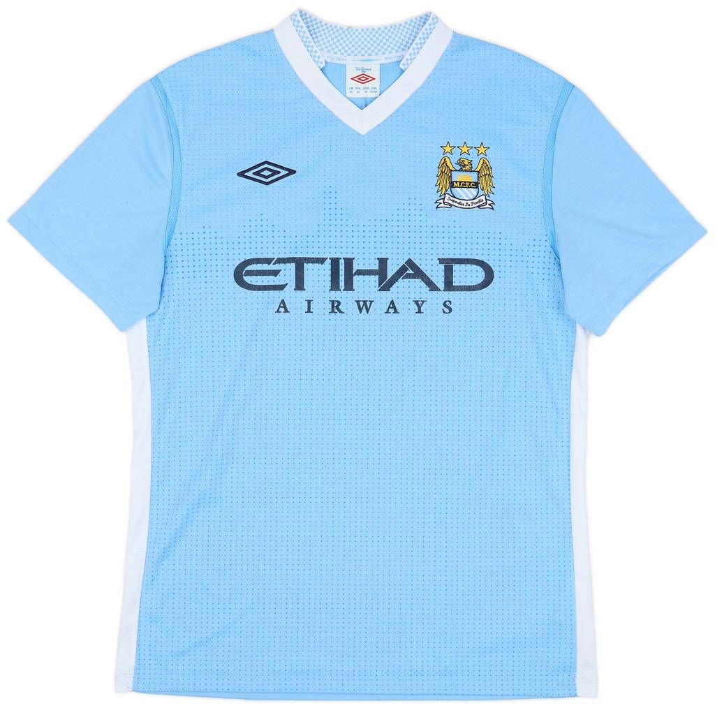 2011-12 Manchester City Home Shirt Kompany #4 - 6/10 - (M)