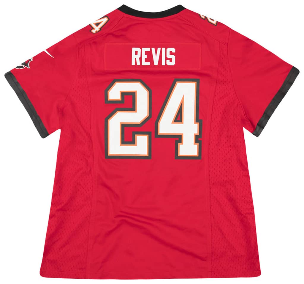 2013 Tampa Bay Buccaneers Revis #24 Nike Game Jersey (Home) Womens (XXL)