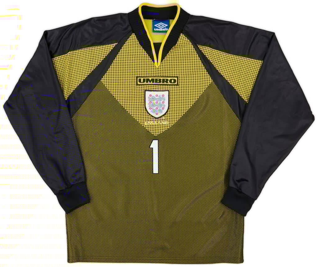 1998-99 England GK Shirt Seaman #1 - 9/10 - (M)