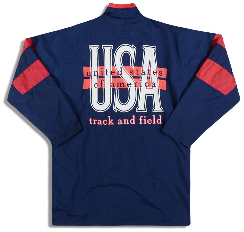 1990s USA Track And Field Nike Rain Jacket M