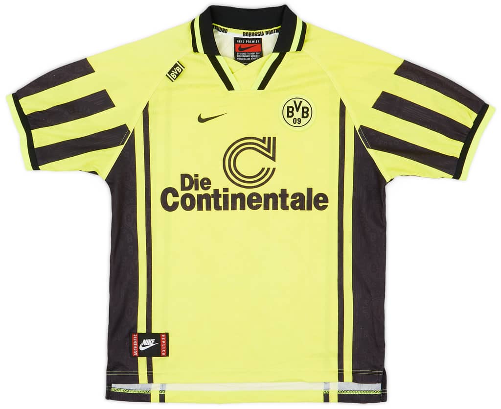 1996-97 Borussia Dortmund Home Shirt - 8/10 - (XL.Boys)