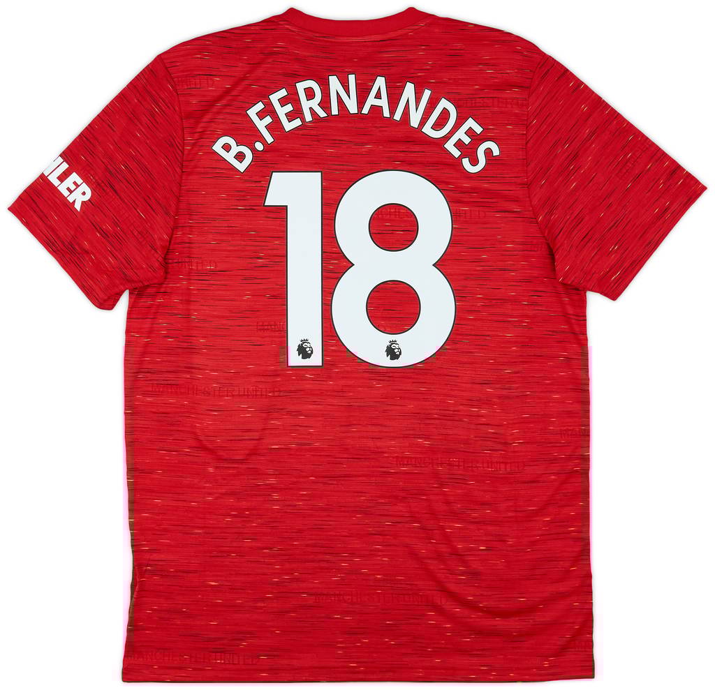 2020-21 Manchester United Home Shirt B.Fernandes #18 (L)