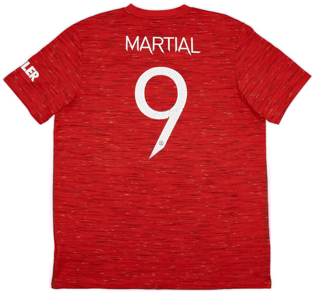 2020-21 Manchester United Home Shirt Martial #9 - 5/10 - (XL)