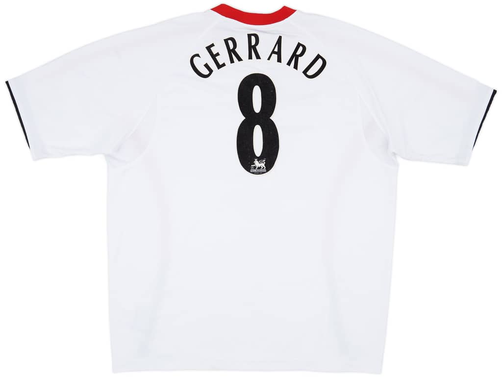 2005-06 Liverpool Away Shirt Gerrard #8 - 6/10 - (XXL)