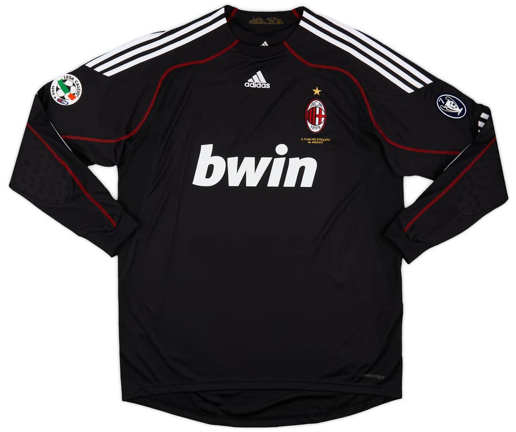 2009-10 AC Milan Match Issue GK Shirt Abbiati #12