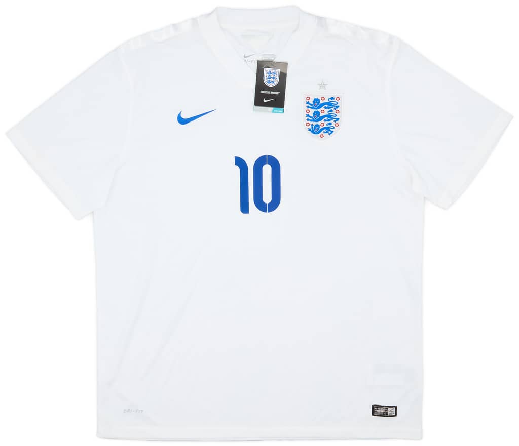 2014-15 England Home Shirt Rooney #10 (XL)