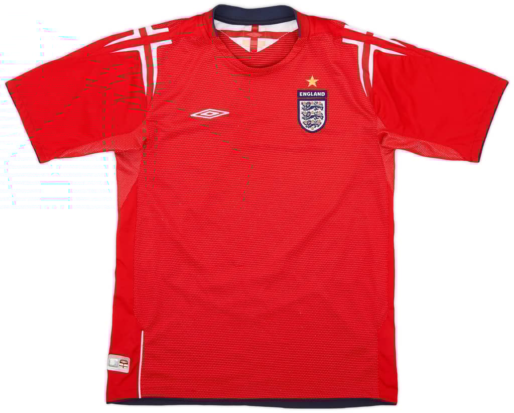2004-06 England Away Shirt - 8/10 - (XL.Boys)