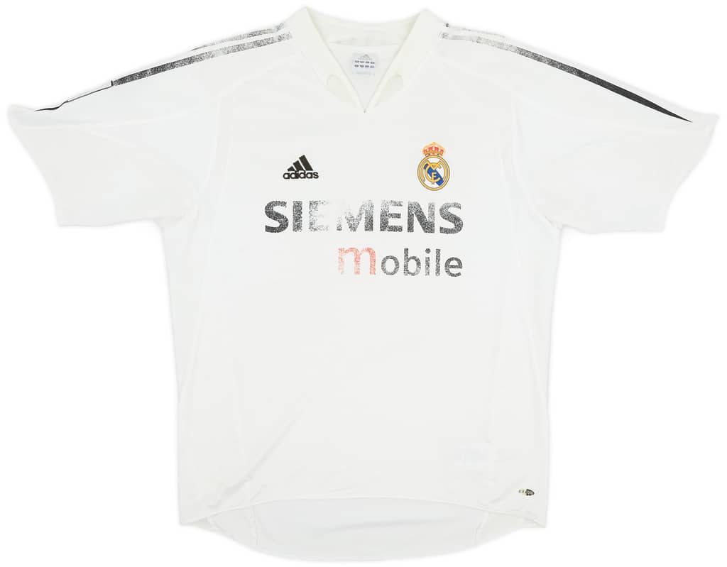 2004-05 Real Madrid Home Shirt - 4/10 - (L)