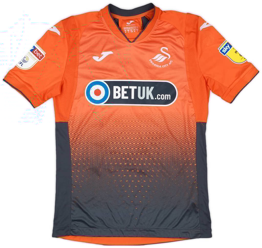 2018-19 Swansea Match Issue Away Shirt Roberts 23