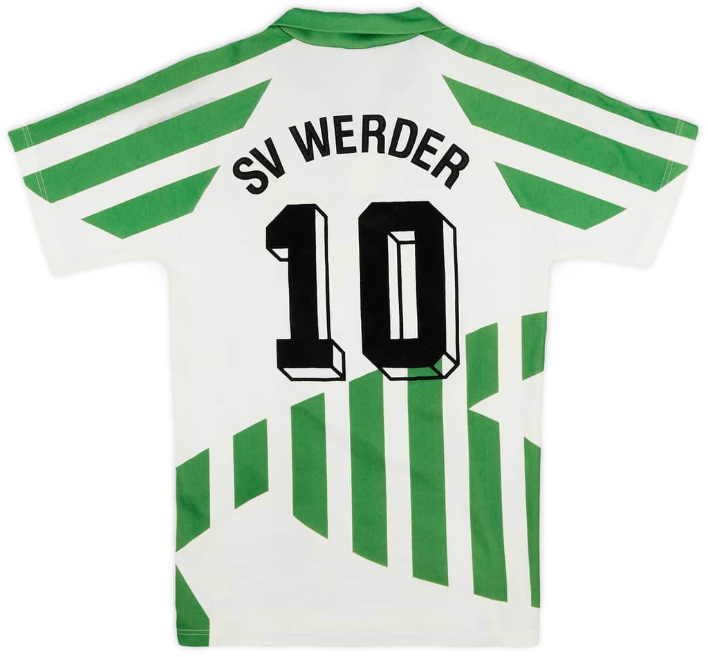 1994-95 Werder Bremen Home Shirt #10 - 8/10 - (XS)