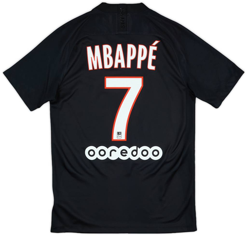 2019-20 Paris Saint-Germain Fourth Shirt Mbappe #7 - 7/10 - (S)