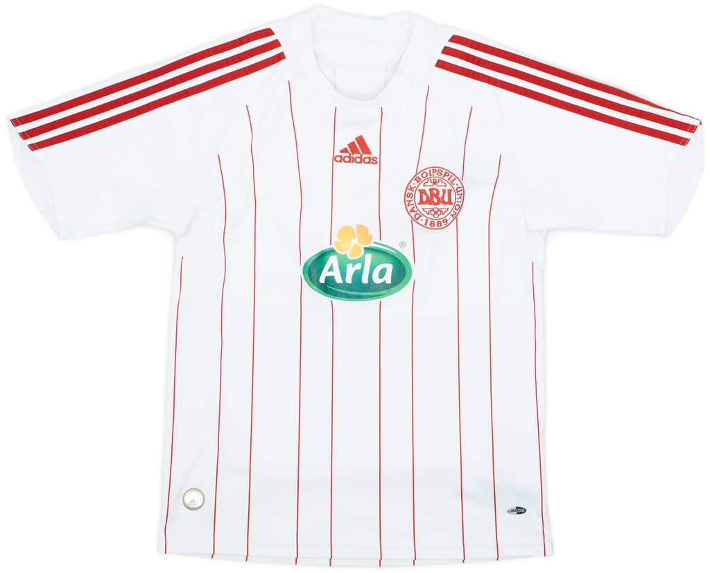 2008-10 Denmark 'Fodboldskole 2009' Away Shirt - 7/10 - (L.Boys)
