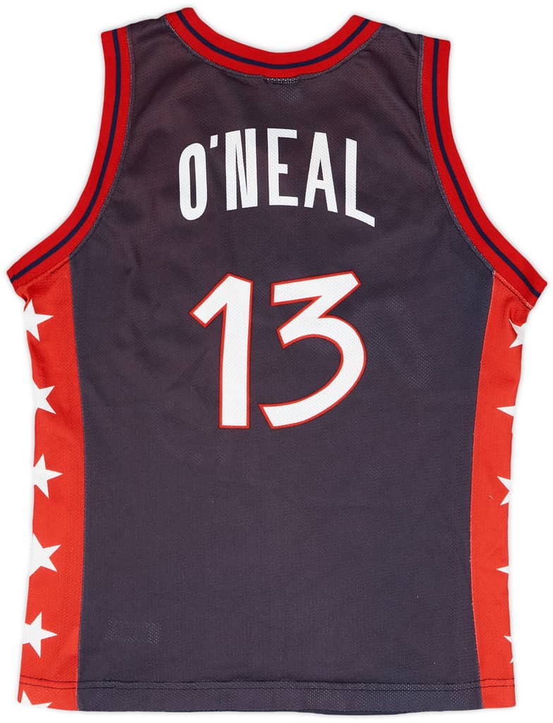 1996-99 USA O'Neal #13 Champion Away Jersey - 8/10 - (XS)