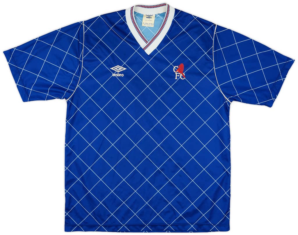 1987-89 Chelsea Home Shirt - 8/10 - (M)