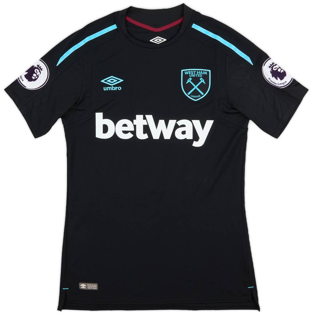 2017-18 West Ham Match Issue Away Shirt Zabaleta #5