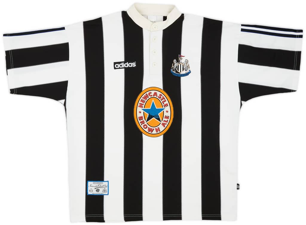 1995-97 Newcastle Home Shirt Ferdinand #9 - 8/10 - (XL)