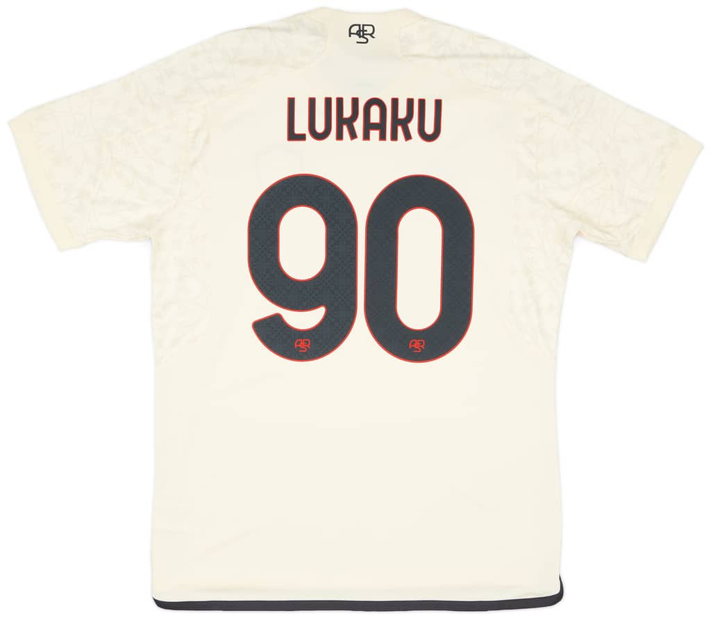 2023-24 Roma Away Shirt Lukaku #90