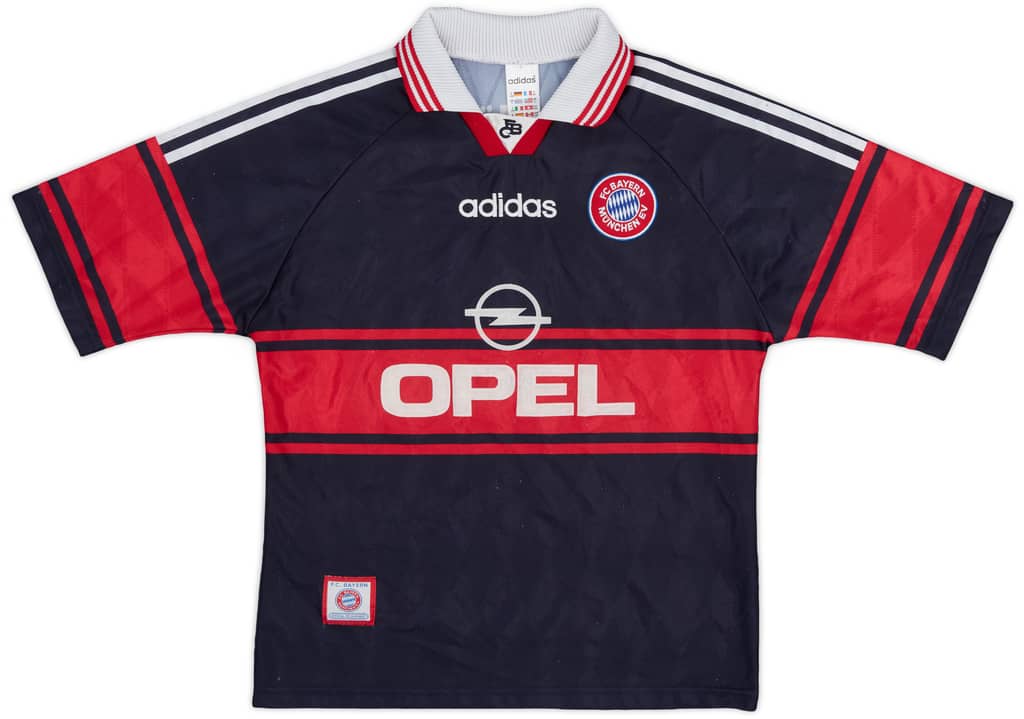 1997-99 Bayern Munich Home Shirt - 8/10 - (Y)