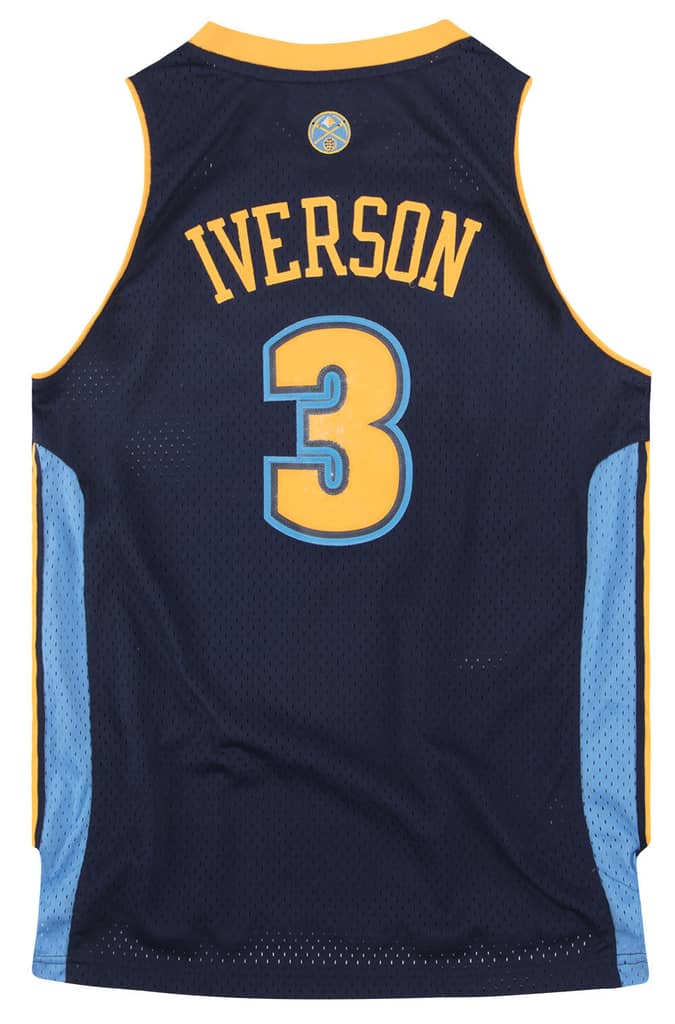 2006-08 Denver Nuggets Iverson #3 adidas Swingman Jersey (Alternate) Y