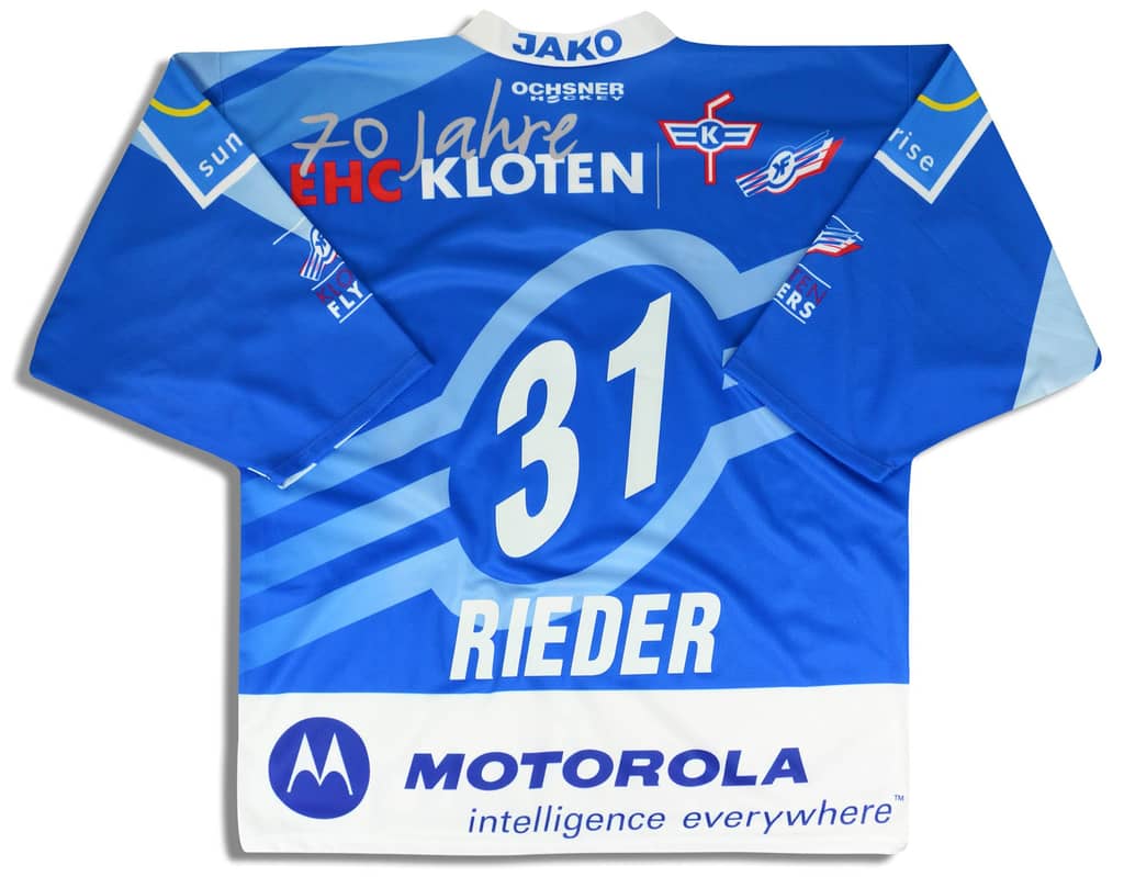 2004-05 Kloten Flyers Rieder #31 Ochsner Jersey (Home) XL