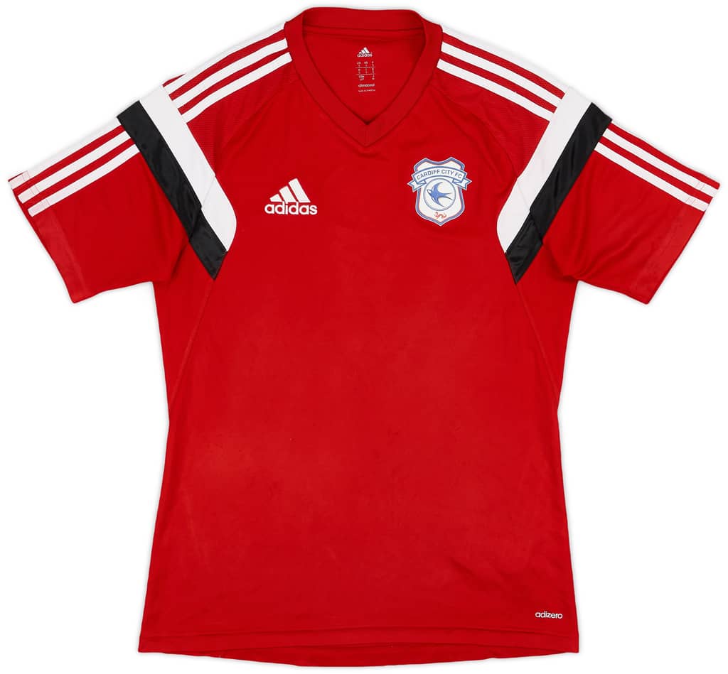 2015-16 Cardiff adidas Training Shirt - 8/10 - (S)